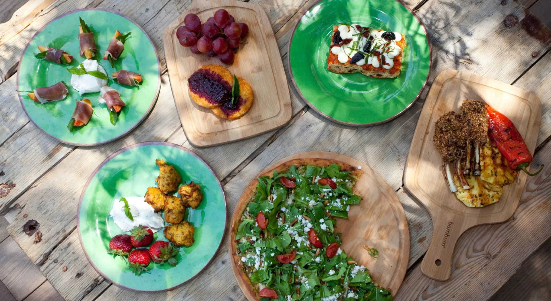 Ideas for aperitif in the garden